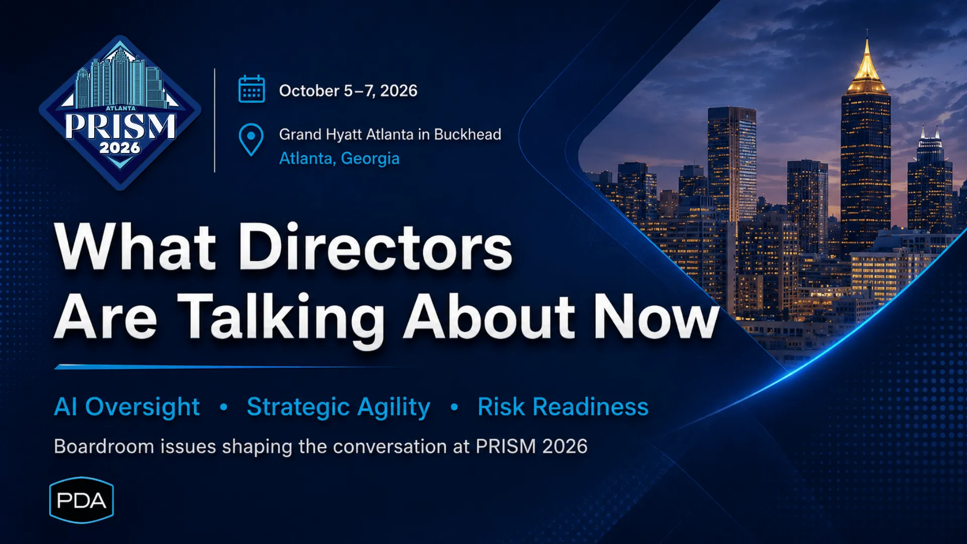 What Directors Are Talking About Now, and Where PRISM Takes the Conversation